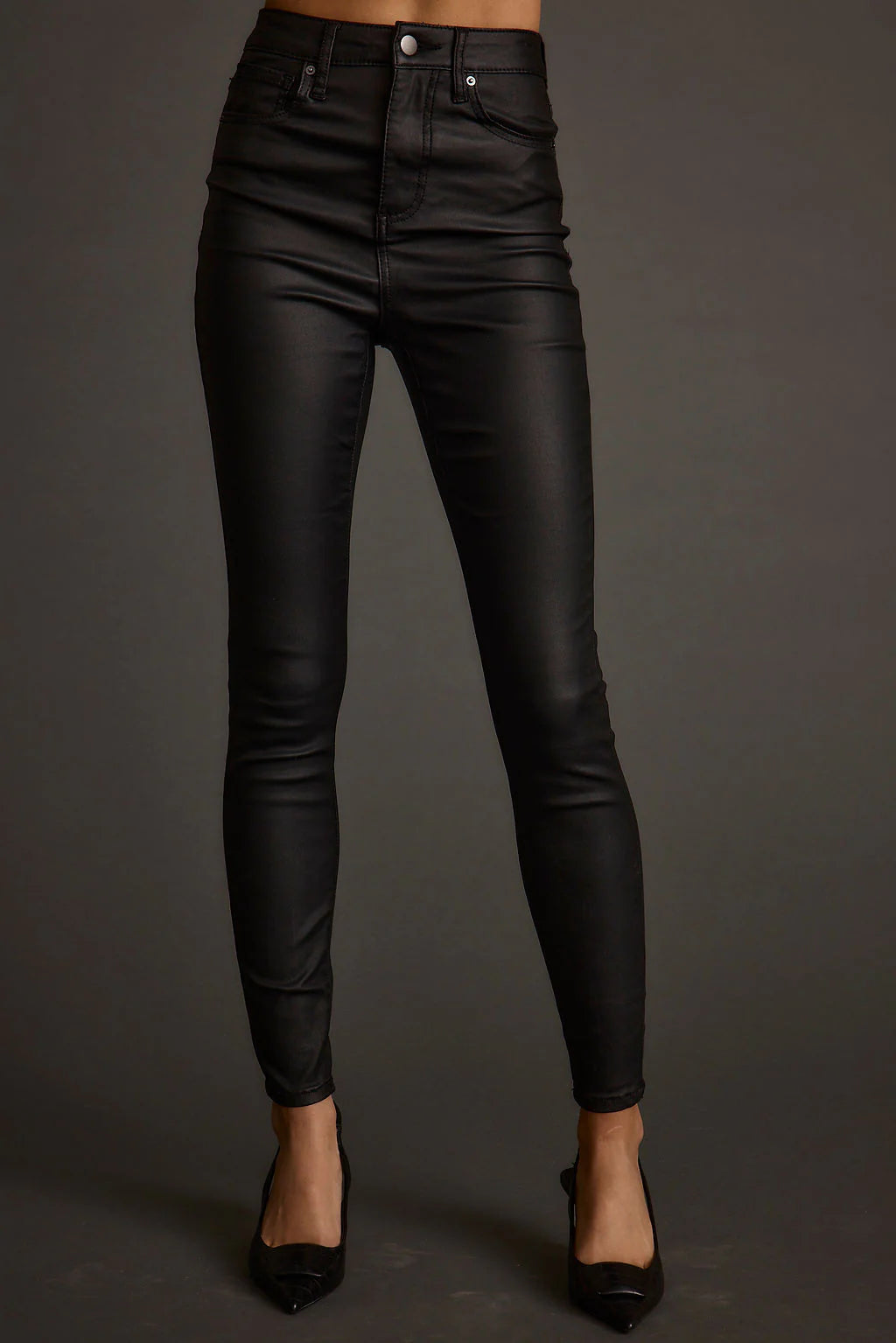 Nixon Black Coated Pants