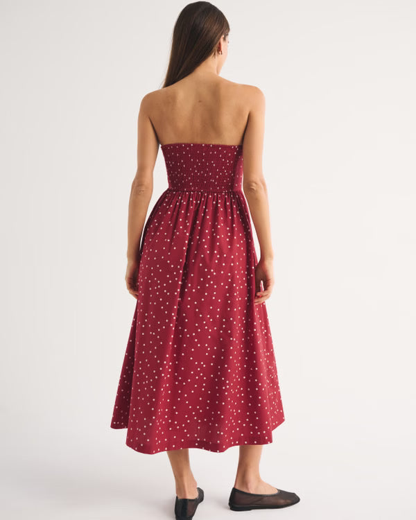 A&F Emerson Strapless Midi Dress