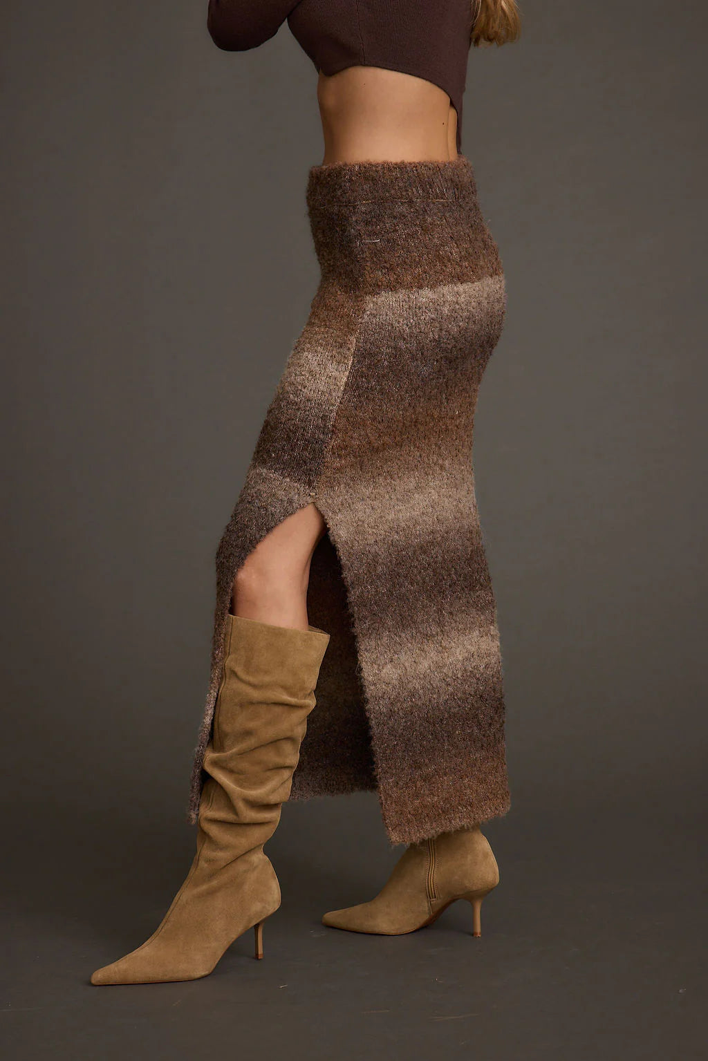 Helena Ombre Sweater Midi Skirt