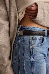 Rogue Black Genuine Leather Belt