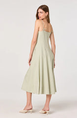 Trisha Square Neck Midi Dress