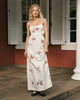 Bra-Free Embroidered Maxi Dress