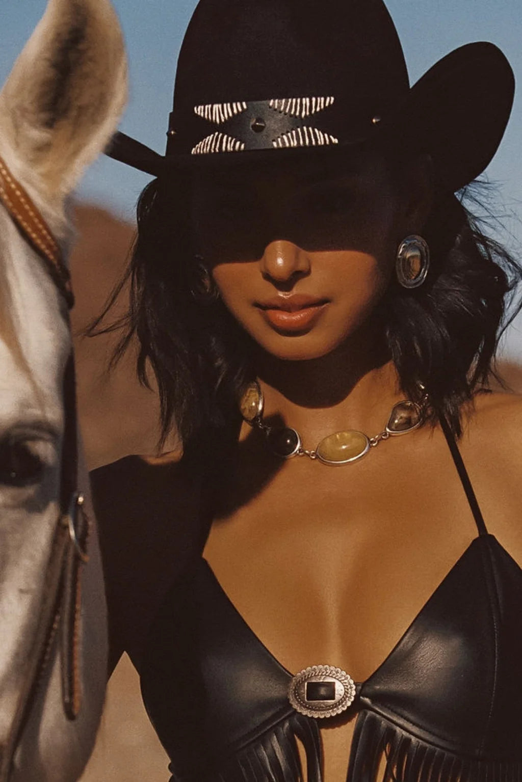 Talon Black Suede Cowboy Hat