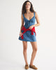 Bra-Free Tie-Front Chambray Mini Dress