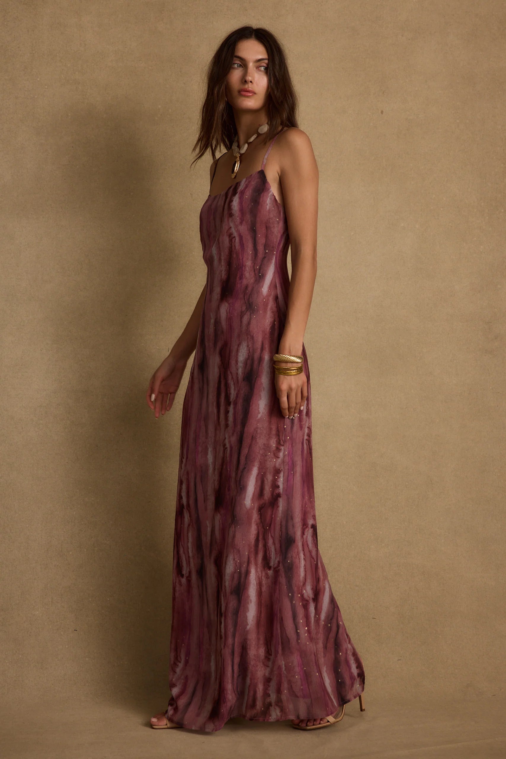 Nerissa Berry Chiffon Maxi Dress