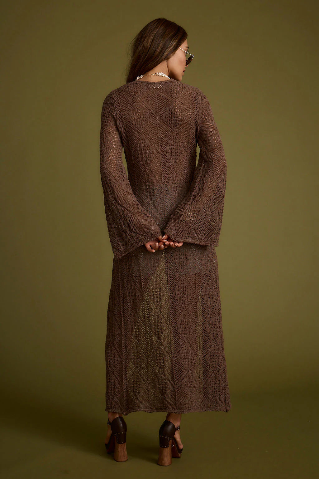 Oakley Mocha Knit Maxi Cardigan
