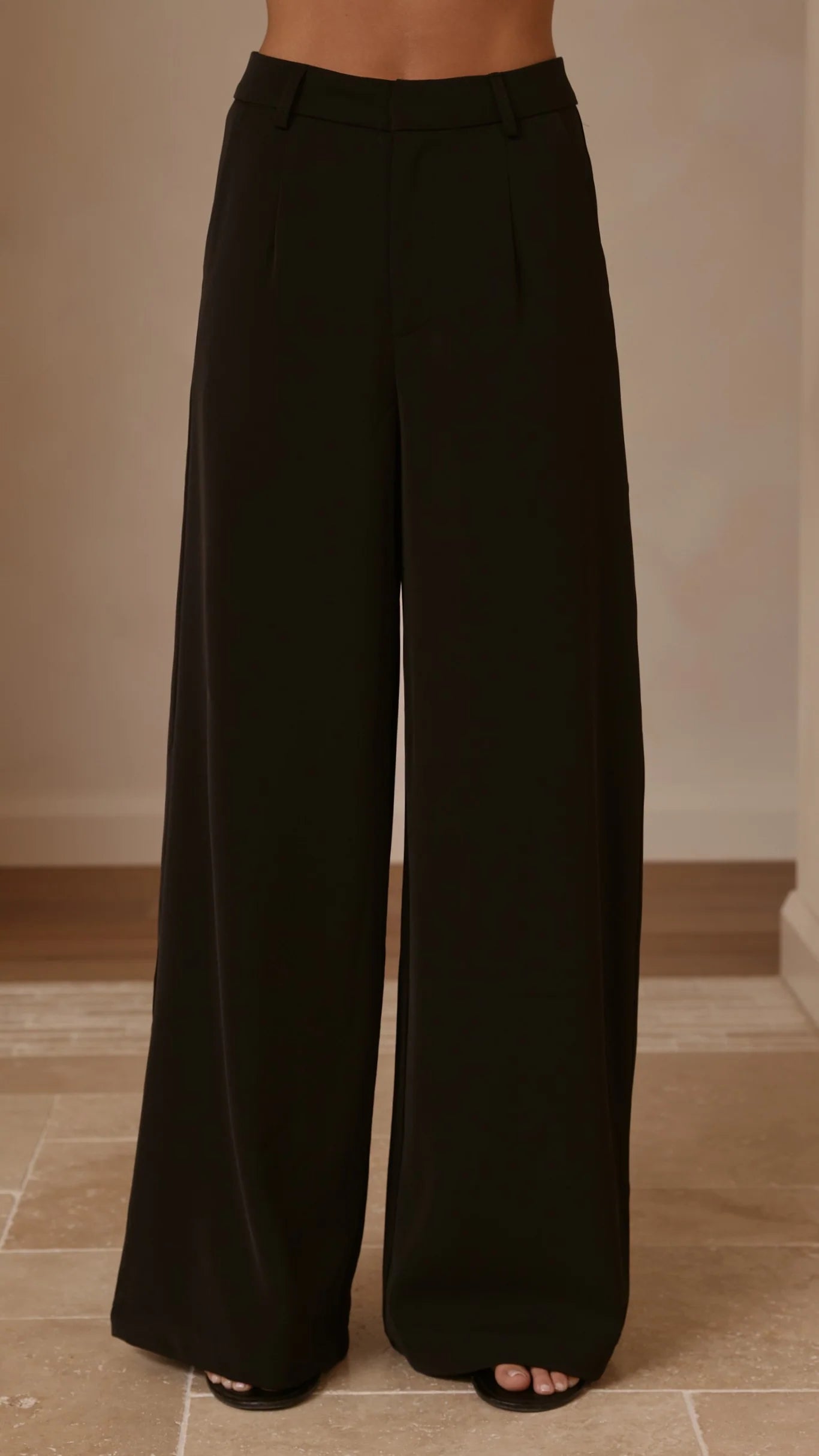 Maeva Tailored Pants - Black