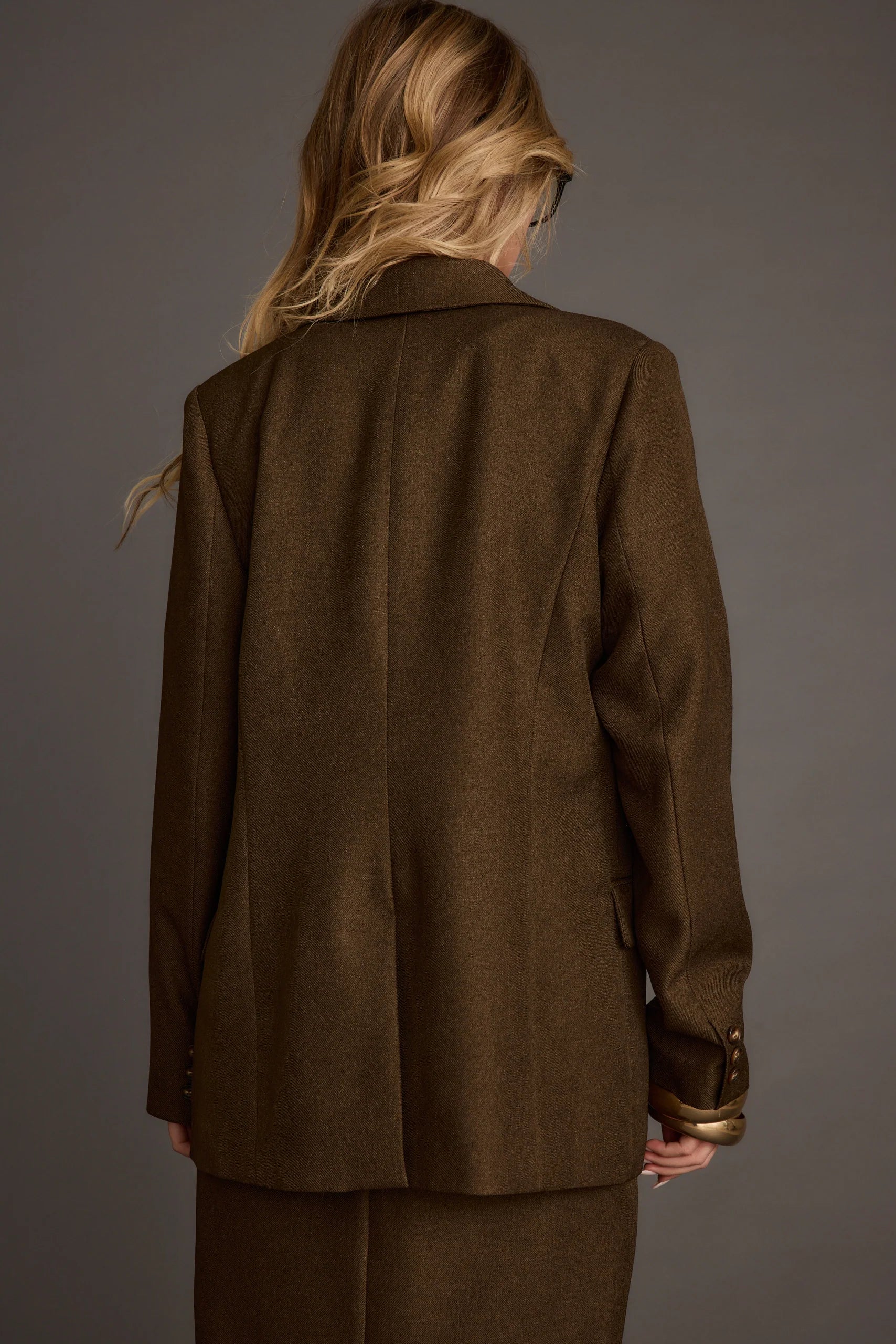 Tory Mocha Twill Blazer