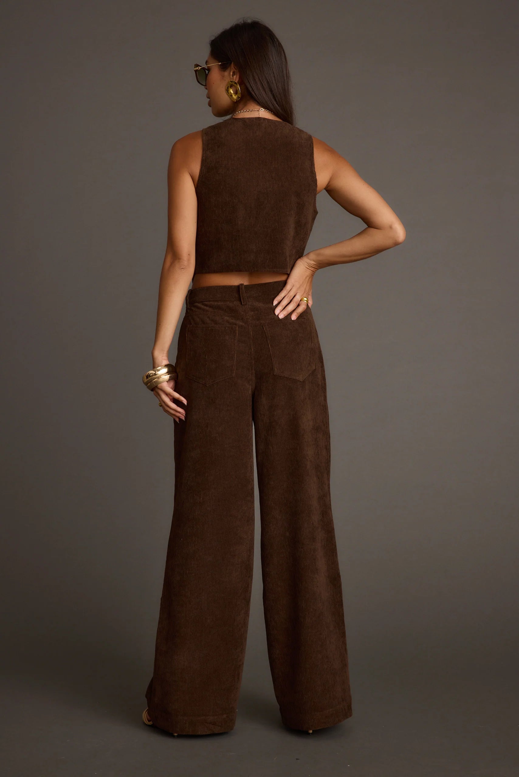 Diane Brown Corduroy Vest