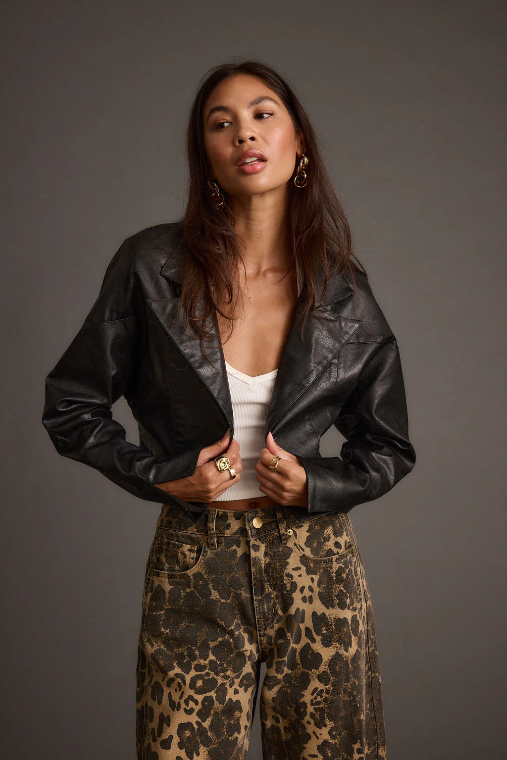 Wilde Black Vegan Leather Jacket