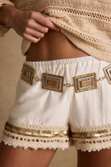 Lioran Gold and Silver Statement Belt