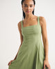 A&F Mila Midi Dress-Light Green