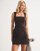 Bra-Free Squareneck Forme Mini Dress
