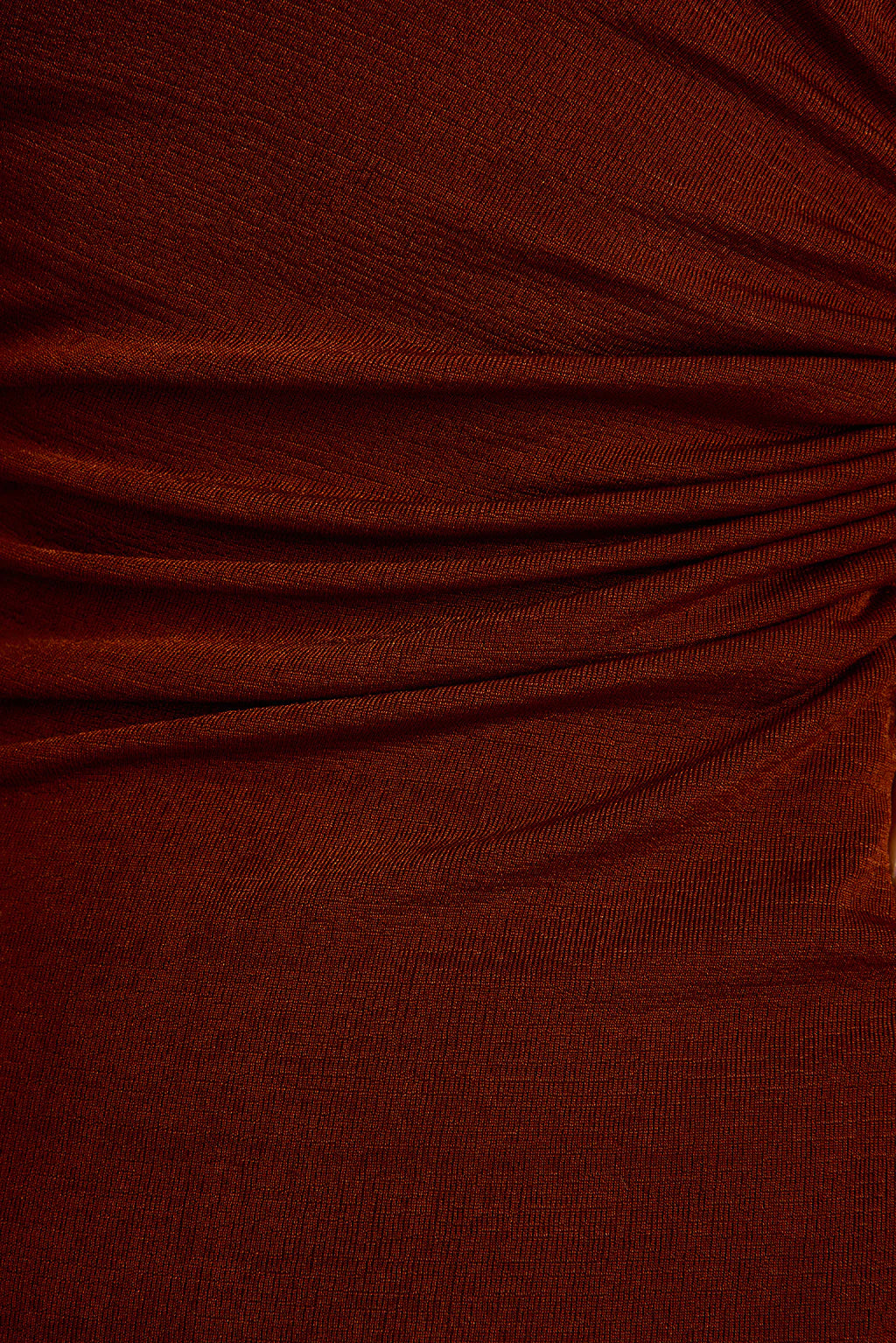 Aftergold Rust Cutout Midi Dress