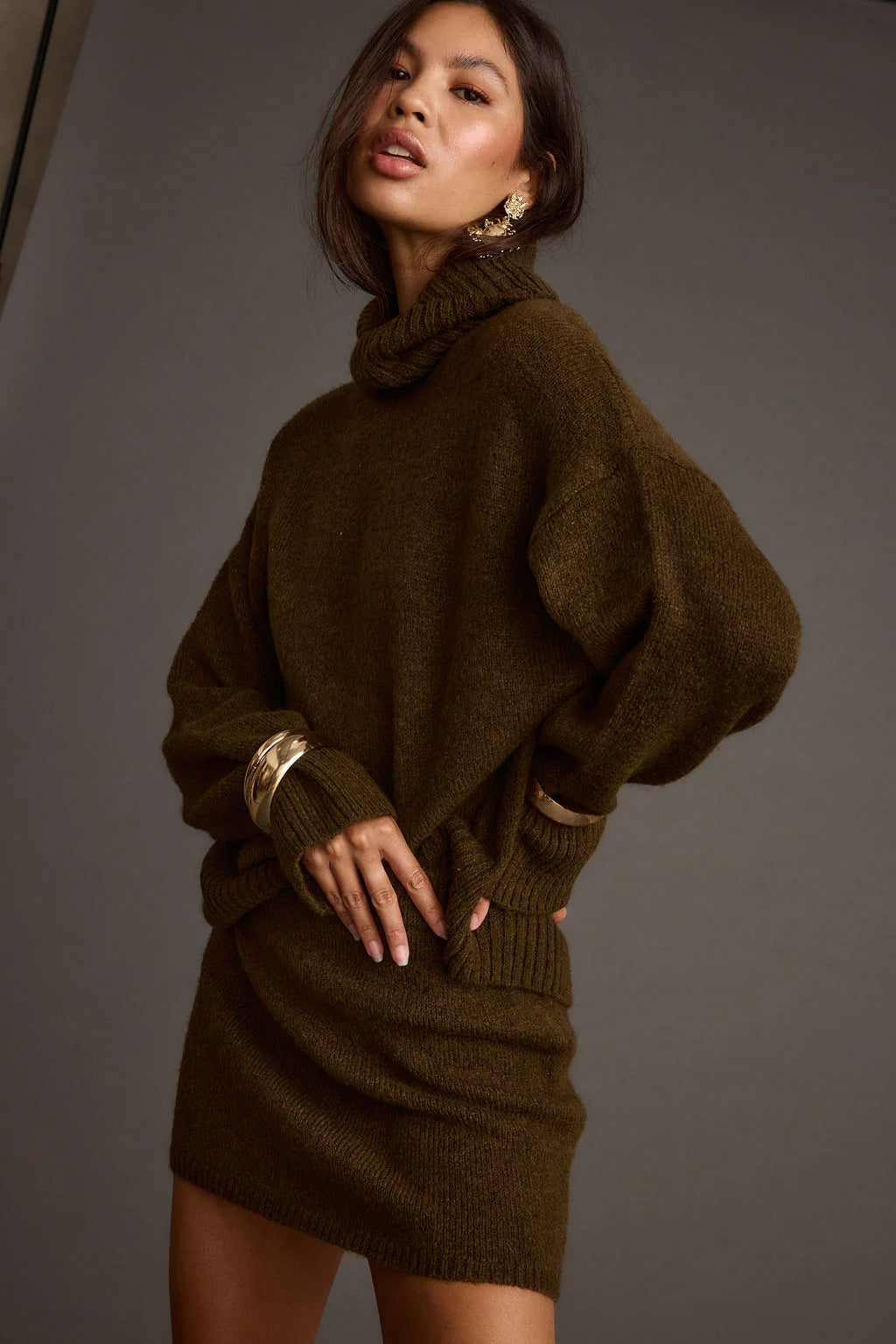 Cedar Sweater Mini Skirt