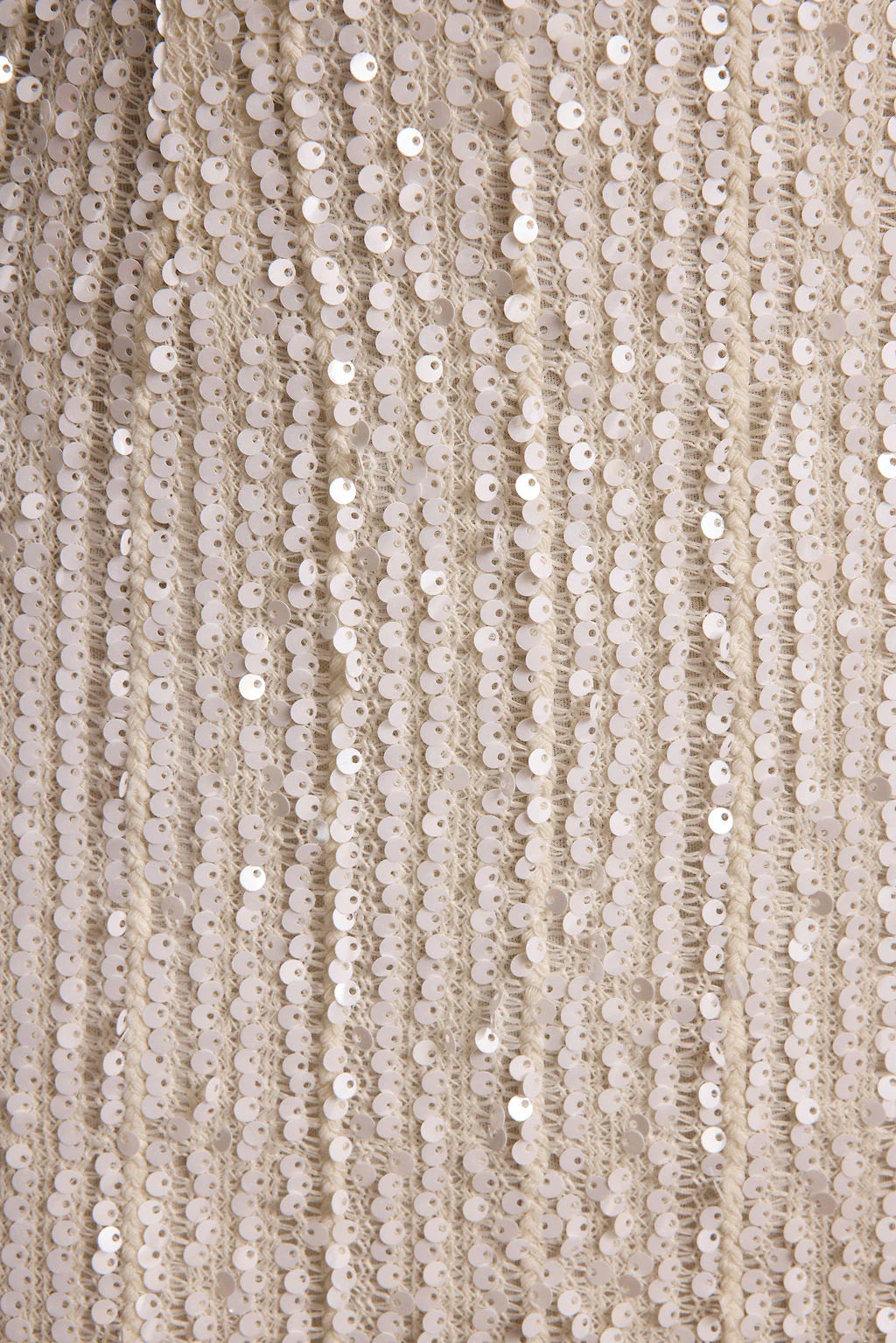 Nerina White Sequin Mini Dress
