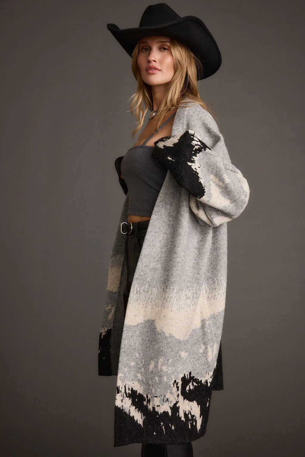 Yellowstone Printed Duster Cardigan