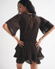 Short-Sleeve Easy Waist Ruffle Skort
