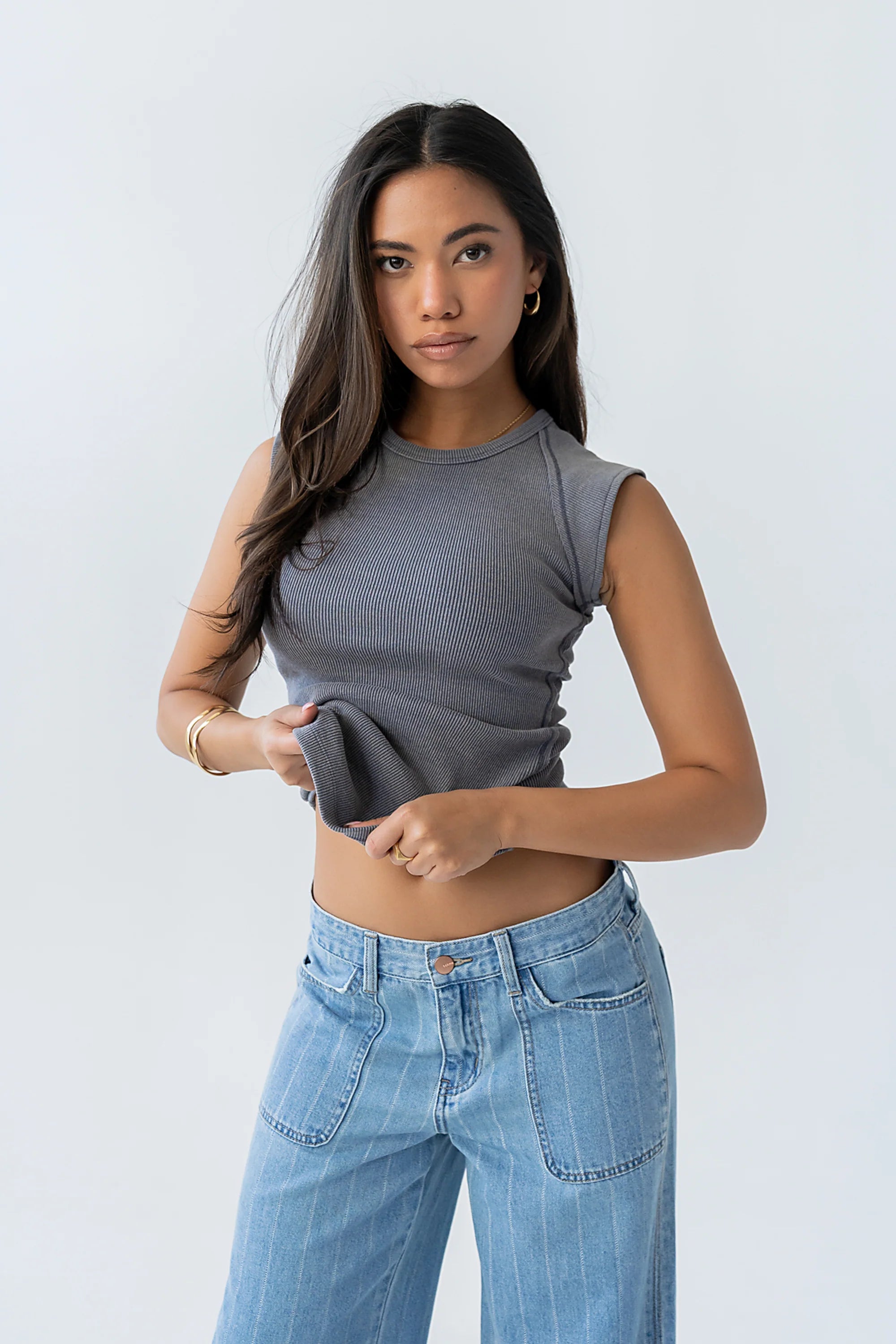 Huxley Tank in Blue