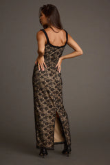 Temptation Black Lace Maxi Dress