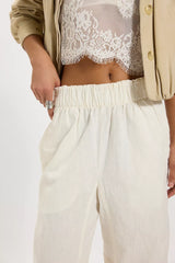 Day's End Linen Pull-On Pants