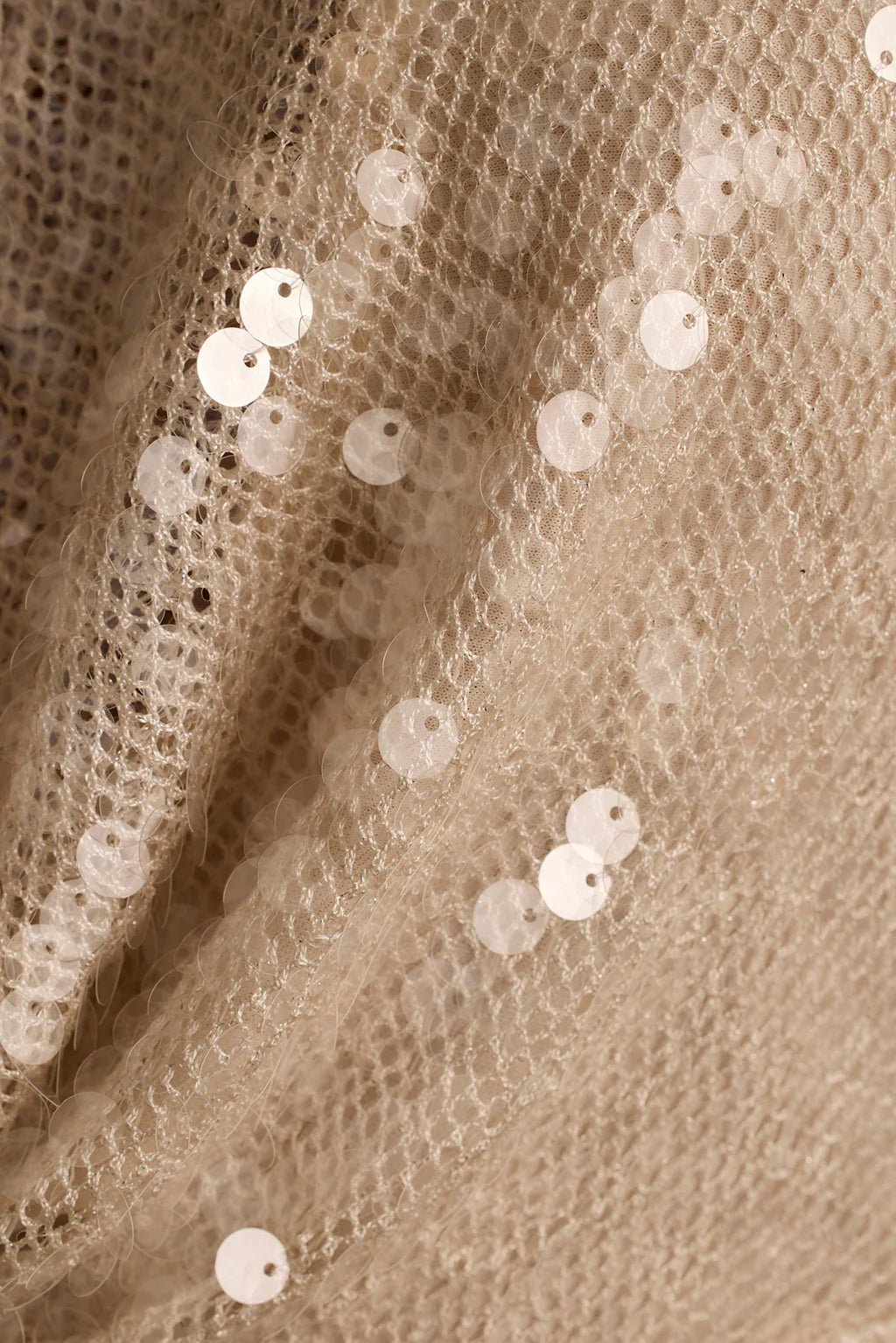 Noella Champagne Sequin Maxi Dress