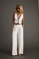 Skylar White Trousers