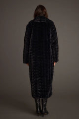 Sasha Black Floor Length Coat