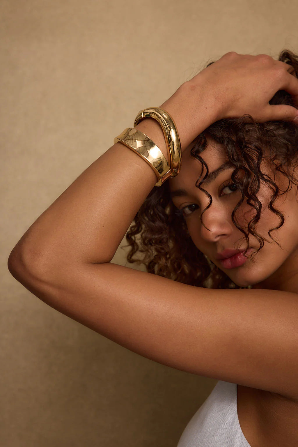 Elisa Gold Bangle Set