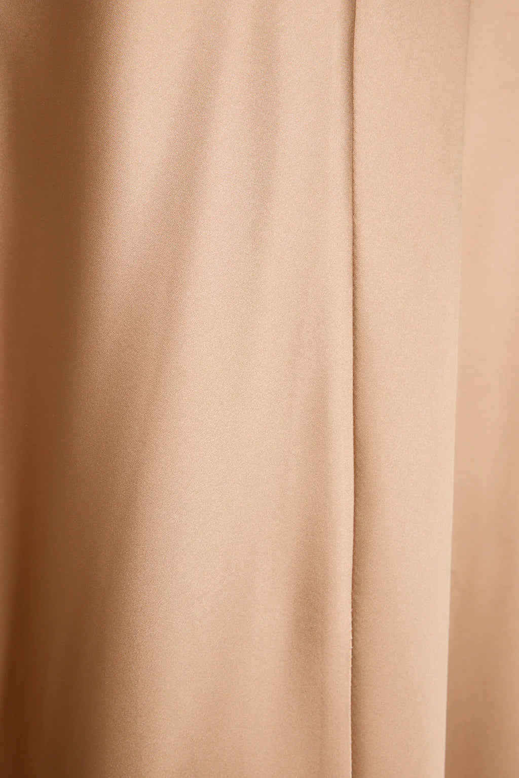 Mirabella Champagne Satin Maxi Dress